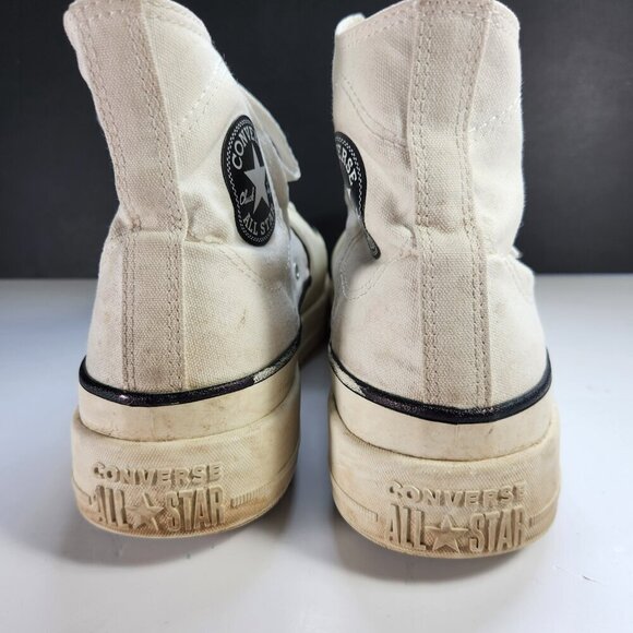 Converse All Star Chuck Taylor Mens 10 1/2 Hi Constructs White Sneakers - Picture 9 of 16
